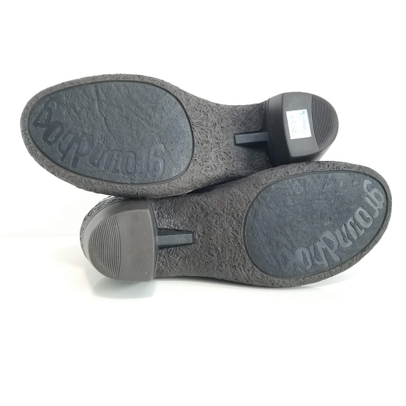 GROUNDHOG Combat Boots Brown Distressed Leather - Picture 11 of 12